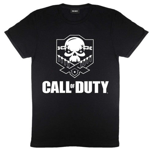 Front - Call Of Duty Mens Skull Logo T-Shirt