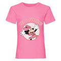 Front - Disney Girls Hello Sunshine Minnie Mouse T-Shirt
