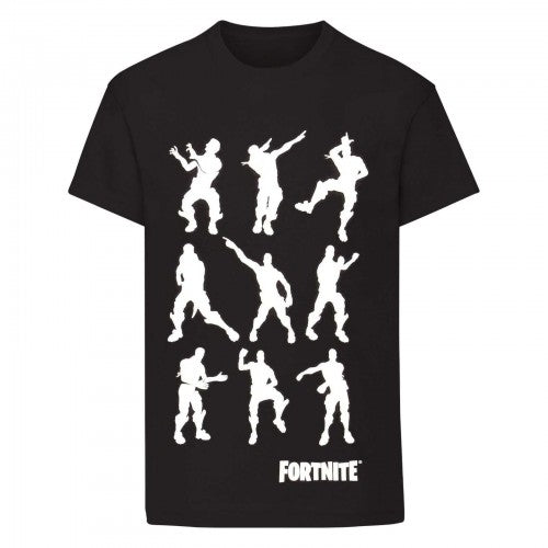 Front - Fortnite Girls Dancing Emotes T-Shirt
