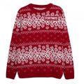 Front - Fortnite Womens/Ladies Fair Isle Knitted Christmas Jumper