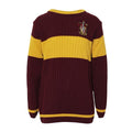 Front - Harry Potter Boys Quidditch Gryffindor Knitted Jumper