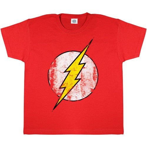 Front - The Flash Girls Distressed Logo T-Shirt