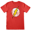 Front - The Flash Mens Distressed Logo T-Shirt
