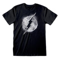 Front - The Flash Mens Mono Distressed Logo T-Shirt