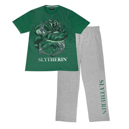 Front - Harry Potter Girls Slytherin Pyjama Set
