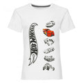 Front - Hot Wheels Girls Stacked Cars T-Shirt