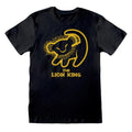 Front - The Lion King Mens Simba Silhouette T-Shirt