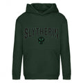Green - Front - Harry Potter Girls Slytherin Shield Hoodie