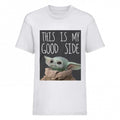 Front - Star Wars: The Mandalorian Mens My Good Side The Child T-Shirt