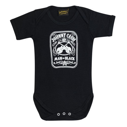 Front - Johnny Cash Boys Man In Black Sleepsuit