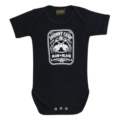 Front - Johnny Cash Boys Man In Black Sleepsuit