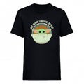 Front - Star Wars: The Mandalorian Mens Eat Sleep Levitate The Child T-Shirt