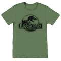 Front - Jurassic Park Mens Classic Logo T-Shirt