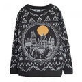 Front - Harry Potter Womens/Ladies Hogwarts Knitted Christmas Jumper