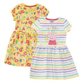 Front - Peppa Pig Girls Suzy Rainbow Dress Set (Pack of 2)
