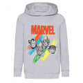 Front - Marvel Avengers Boys Sketch Pullover Hoodie