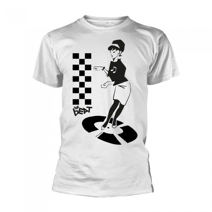 Front - The Beat Unisex Adult Disc Girl T-Shirt