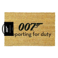 Front - James Bond Reporting For Duty Door Mat