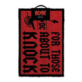 Front - AC/DC For Those About To Knock Door Mat