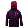 Front - Regatta Great Outdoors Childrens Girls Thaddeus Hooded Waterproof Jacket