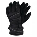 Black - Front - Dare 2b Girls Impish Ski Gloves