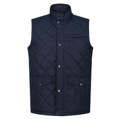 Front - Regatta Mens Locke Diamond Quilted Insulated Body Warmer