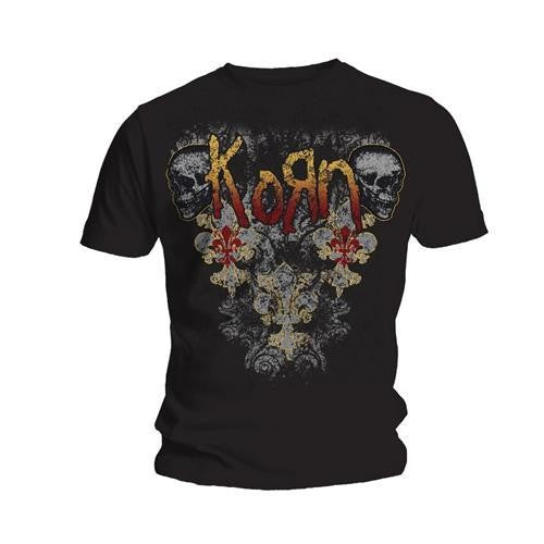 Front - Korn Unisex Adult Skulldelis T-Shirt