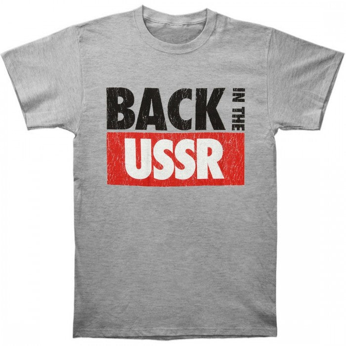 Front - The Beatles Unisex Adult Back In the USSR T-Shirt