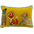 Front - Riva Home Woodland Friends Rectangular Cushion Cover