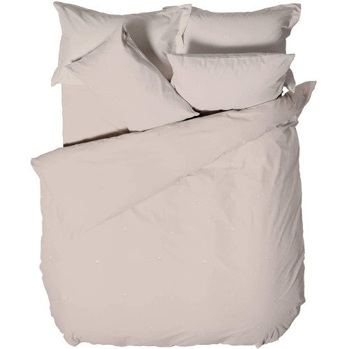 Front - The Linen Yard Strand Duvet Cover Set