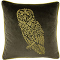 Front - Furn Forest Fauna Owl Cushion Cover