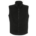 Front - B&C Mens Traveller+ Full Zip Sleeveless Fleece Top