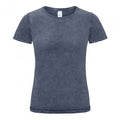 Front - B&C Denim Womens/Ladies Editing Short Sleeve T-Shirt