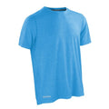 Front - Spiro Mens Shiny Marl Short Sleeve Fitness T-Shirt