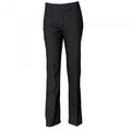 Front - Henbury Womens/Ladies Flat Front Bootleg Workwear Trouser