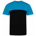 Front - AWDis Just Ts Unisex Adults Colour Block T-Shirt