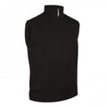 Front - Glenmuir Mens Cotton Zip Neck Sweatshirt