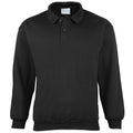 Front - Maddins Mens Coloursure Polo Pisquet Sweatshirt Top