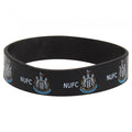 Front - Newcastle United FC Official Single Rubber Football Crest Wristband