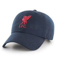 Front - Liverpool FC Adults Official Football Crest Baseball Cap