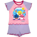 Front - Baby Shark Girls Short Pyjama Set