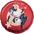 Front - Fallout Round Nuka Girl Filled Cushion