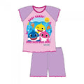 Front - Baby Shark Girls Short Pyjama Set