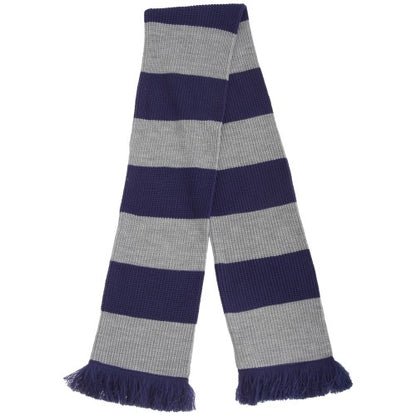 Front - FLOSO Unisex House Style Knitted Winter Scarf With Fringe