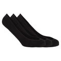 Front - Soho Collection Womens Footsies With Gel Heel Grip (Pack Of 3)