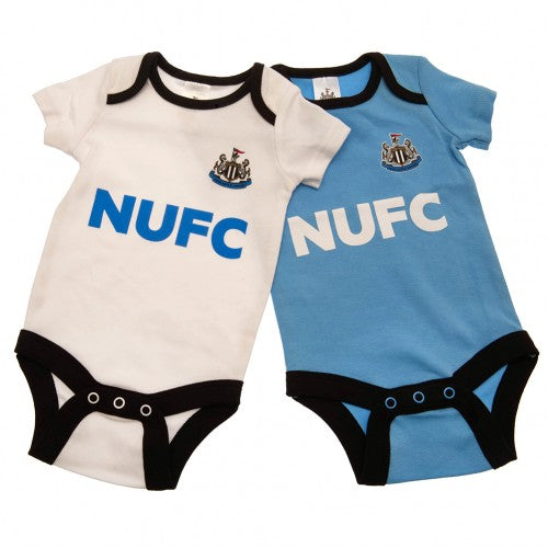 Newcastle United FC Baby Crest Sleepsuit (Pack of 2) Discounts