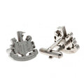 Front - Newcastle United FC Stainless Steel Crest Cufflinks