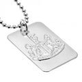 Front - Newcastle United FC Dog Tag And Chain