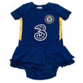 Front - Chelsea FC Baby Girls Tutu Bodysuit