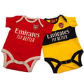Front - Arsenal FC Baby Bodysuit (Pack of 2)